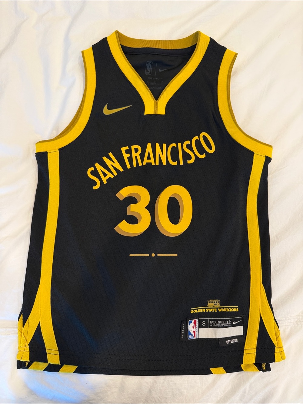 Nike Golden State Warriors #30 Steph Curry City Edition Jersey